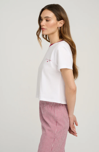 The Cropped Signature Chest Logo Tee