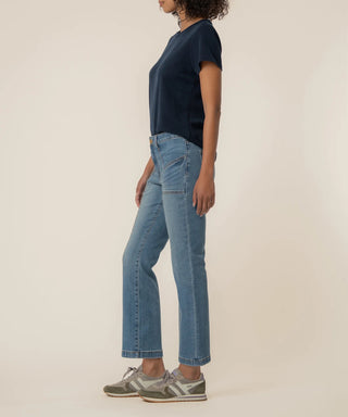 Kelsey High Rise Ankle Flare-Articulated