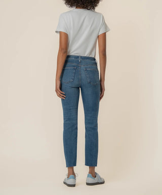 Rachael High Rise Fab Mom Jean-Raw Hem