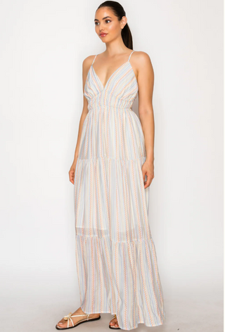 Harvest Lines Maxi Dress