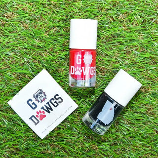 Georgia Bulldogs Game Day Nail Polish