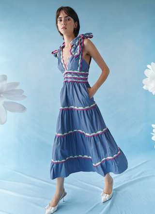 Chelili Dress Blue
