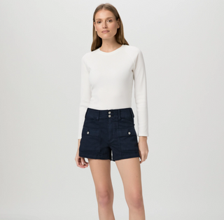 Olivia Cargo Short- Vintage Navy Seascape