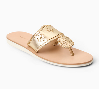 Boating Jacks Sandal - Metallic Nappa