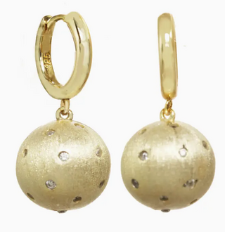 Ball Huggie Hoop Earring