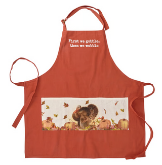 Gobble Then We Wobble Apron