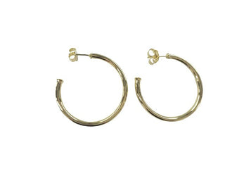 Petite Everybody's Favorite Hoops Shiny 18K Gold Plated