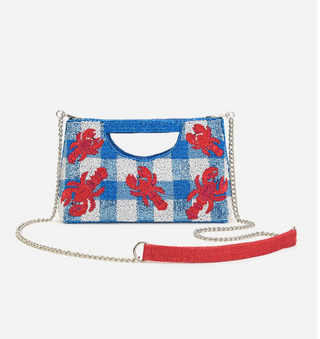 Coastal Claw Beaded Clutch
