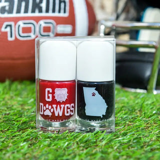 Georgia Bulldogs Game Day Nail Polish