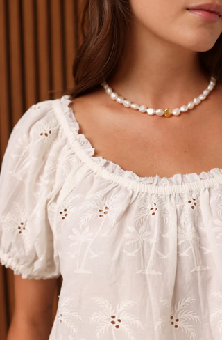 Skylar Eyelet Blouse