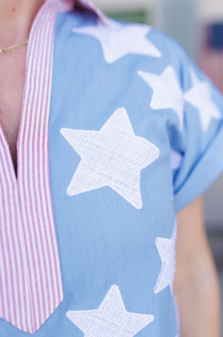 Old Glory Shirtdress