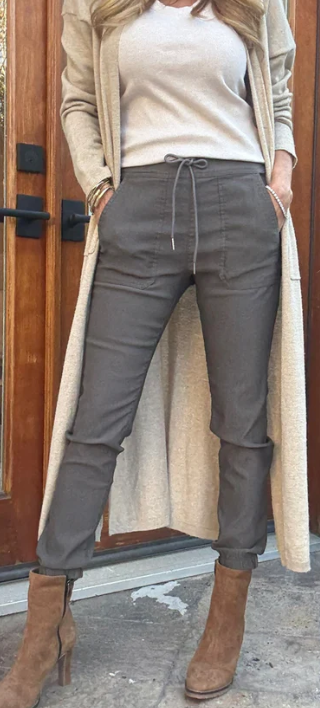 Tali Brown Canvas Pant