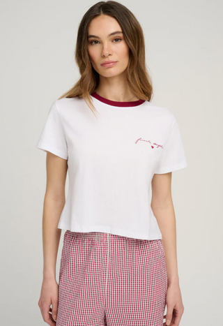 The Cropped Signature Chest Logo Tee
