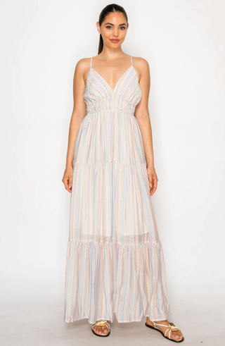 Harvest Lines Maxi Dress