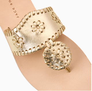 Boating Jacks Sandal - Metallic Nappa