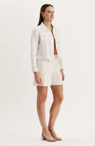 Corey Linen Jean Jacket