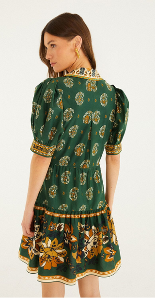 Ayla Green Mini Dress