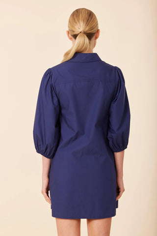 Poplin Exaggerated Sleeve Tunic Dress