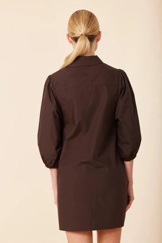 Poplin Exaggerated Sleeve Tunic Dress