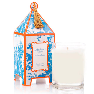 French Tulip Mini Pagoda Box Candle