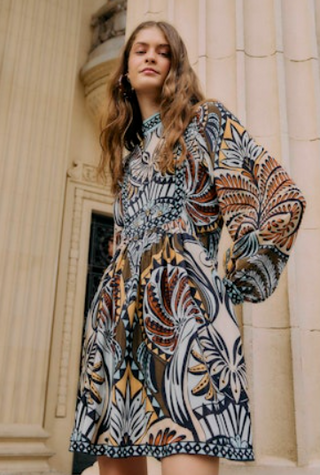 Balamana Multicolor Mini Dress